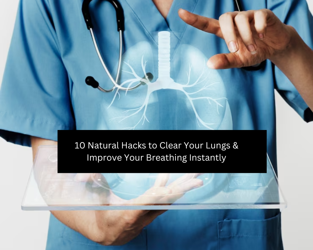 10 Natural Hacks to Clear Your Lungs & Improve Your Breathing Instantly